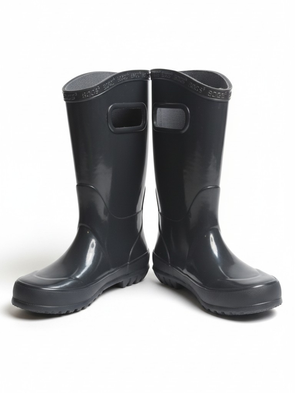 Bogs Rainboot 71325-001, Black Kids Size12
